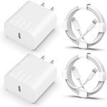 iPhone Charger for iPhone 14 Pro Max iPhone 13 12 11 XS XR 8 7 6 iPad 20W Wall Charger with Apple USB-C to iPhone Lightning Original Cable 6FT Fast Charging Capability Cable USB c Power Adapter