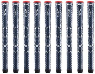 Winn Dri-Tac Standard Navy Blue - 9 Piece Golf Grip Bundle