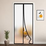LifeKrafts AC Curtain | Thermal Screen | Insulated | Translucent and Ribbed Design | Magnetic | Insect Screen, Pest Control, Privacy Screen and Dust Control, (Size 210x100cm) Non-Customizable