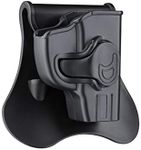 OWB Paddle Holster for Ruger LCP(Not LCP II, LCP Max or Laser Models), Kel-Tec P3AT 380 Sub-Compact, 360° Adjustable Outside Waistband Holsters, Fast Release Tactical Gun Holster - Right Handed