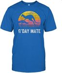 Modern Supply Tee Australia G'Day Mate Shirt Funny Kangaroo Australian Symbol Unisex Shirt Gift Women Men T-Shirt (Royal;XL)