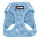 Voyager Step-in Air Dog Harness - All Weather Mesh Step in Vest Harness for Small and Medium Dogs and Cats by Best Pet Supplies - Harness (Baby Blue), M (Chest: 16-18")