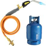 joyibay Welding Torch with OPD Valve Type 1 Valve Electric Ignition Button, Soldering Torch with 78.7 inch Hose for Propane Cylinder, Propane Torch for Brazing Plumber Melt Heating