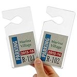 SmartSign 2-Pack Clear Parking Perm
