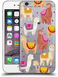 Head Case Designs Alpaca Boho Style Soft Gel Case and Matching Wallpaper Compatible with Apple iPhone 6 / iPhone 6s