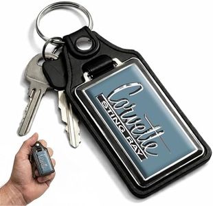 Brotherhood Car Key Chain for Corvette - Classic Models Keychain for Men and Women Gift Key Ring Key Chain - Stingray - Nantucket Blue
