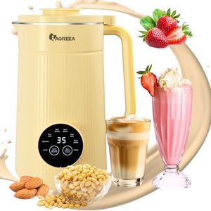 IAGREEA 8 in 1 Automatic Nut Milk Maker Machine, 35 oz Electric Blender for Homemade Milkshake, Almond, Nut, Walnut, Rice, Plant-Based, Soy Milk Maker Machine for Baby Food With Delay start/Self Clean