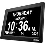 Calendar Clock For Seniors