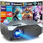 YOWHICK 4K Projector with WiFi and 