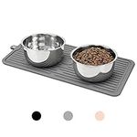Ptlom Pet Placemat for Dog and Cat,