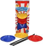 D.A.Y. Republic Spinning Plates with Sticks Classic Circus Trick, Great Juggling Toy Game for Kids and Adults, Set of 3