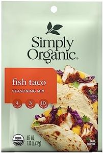 Simply Organic Fish Taco Seasoning, Certified Organic | 1.13 oz | Pack of 3