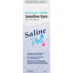 Bausch & Lomb Sensitive Eyes Saline Plus Solution, 355ml