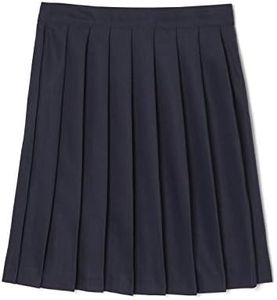 French Toast Girls' Pleated Skirt, Navy, 14