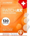 KEYCONCEPTS Acne Patches (120 Count) with Tea Tree Oil, Hydrocolloid Pimple Patches for Face - Zit Patch Acne Dots - Cystic Acne Patches Treatment - Pimple Patch with 3 Size Acne Stickers