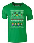 Brand88 Hyrule Christmas, Adults T-Shirt - Kelly Green L