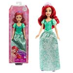 Mattel Disney Princess Toys, Ariel Fashion Doll, Sparkling Look with Red Hair, Blue Eyes & Tiara Accessory, Inspired by The Little Mermaid Movie