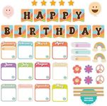 Decorably 81 Pcs Classroom Birthday Chart for Classroom - Birthday Bulletin Board Set for Classroom, Birthday Board Classroom Birthday Bulletin Board Decorations, Birthday Board Decorations