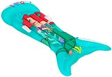 Bestway Disney Little Mermaid Splash Pad - Outdoor Kids Paddling Pool Sprinkler - Water Play Mat for Children Aged 2+