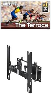 SAMSUNG 75-Inch Class Neo QLED 4K The Terrace Full Sun, Neo Quantum HDR+, Dolby Atmos, Weatherproof, Outdoor TV, (QN75LST9DAFXZA, 2024) 65" & 75" The Terrace Wall Mount