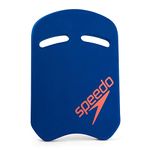 Speedo Unisex Swimming Kickboard | Comfortable | Waterproof Design | Build Lower Body Strength, Fluro Tangerine/Blue Flame, One Size