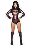 Roma Costume Women's 1 Piece Webbed Warrior, Black, Large