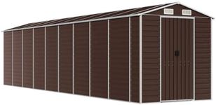 vidaXL Galvanized Steel Garden Shed