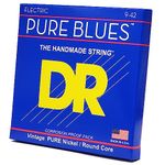 DR Strings PURE BLUES™ - Pure Nickel Electric Guitar Strings: Light 9-42