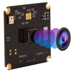 IEights 13MP Autofocus USB Camera Module 1/3â€ CMOS IMX214 Sensor with Non-Distortion Lens FOV 75Degree,Support 3840X2880,UVC Compliant,Support Most OS,Mini USB with Cameras,High Speed USB2.0 Webcam