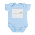 CafePress - Liver Tick GSP On Chukar Infant Bodysuit - Cute Infant Bodysuit Baby Romper Sky Blue