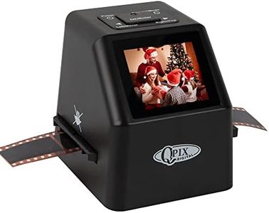 Digital Film & Slide Scanner, Converts Color & B & W 35mm, 126, 110, Super 8 Film Negatives & Slides to High Resolution 8 & 16 MP JPEG Images, Digital Film and Slide Scanner (Black)