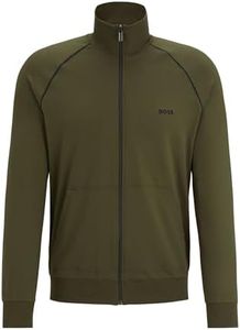BOSS Hommes Mix&Match Jacket Z Veste Regular en Coton Stretch à Logo brodé