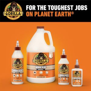 Gorilla Wood Glue 236ml – Strong Fast-Setting Adhesive