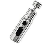 AquaVaria UK | 3 Function Kitchen Tap Spray Head Attachment | 360° Swivel Tap Extender for Kitchen Sink | Spray Adapter for Taps | Kitchen Accessories | Tap Aerator | Replacement Sprayer (Silver)