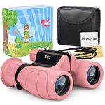 Kids Binoculars,Shockproof 8 x 21 High Resolution Compact Kids Binoculars Real for 3-12 Boys and Girls,Perfect for Bird Watching, Hiking,Camping,Travel, Christmas Birthday Gift