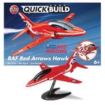 Airfix QUICKBUILD Model Aircraft Kits - J6018 Red Arrows Hawk Model Building Kit for Kids 6+, Construction Plane Toys for Boys & Girls - Fighter Jet Planes & Toy Aeroplane Sets, Plane Enthusiast Gifts