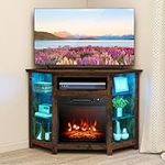 COSTWAY Electric Fireplace Corner T