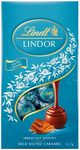 Lindt Lindor Milk Salted Caramel Chocolate Bag 123g