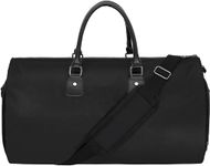 Artisa Convertible Duffle Bag 2-in-1 Travel Suitcase & Carry-On, Shoe Compartment, Men's/Women's (Black) - Lightweight, Versatile, Stylish