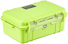 Waterproof Case | Pelican 1050 Micro Case - for iPhone, GoPro, Camera, and More (Bright Green)