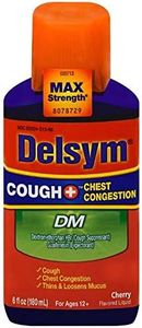 Delsym Cough + Chest Congestion DM Liquid Cherry - 6 oz, Pack of 3
