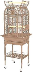 King's Cages Superior Luxury Line Small Cage SLUX 1816/9001818 Parrot CAGE 18X16X57 Bird Cages Toy Toys Parakeet Canary Cockatiel Lorie (Sandstone)