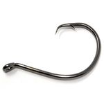 Phoxinus Circle Hooks - Freshwater and salt water fishing hooks - Ideal for Pike Cod Bass Pollock Conger Tope and more - Course and sea fishing tackle (Pack of 25 Hooks, 5/0)