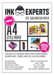 Ink Experts Style A4 Sublimation Paper 120gsm (100 Sheets)