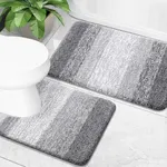 OLANLY Luxury Bathroom Rug Set 2 Pi