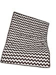 BabyDoll Chevron Crib Comforter, Brown