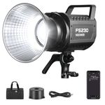 NEEWER FS230 230W COB Video Light 2.4G/APP Control, 110000lux/1m 5600K Daylight Bowens Mount Photography Continuous Output Lighting for Video Recording, Silent Fan, 9 Scenes 4 Dimming Types CRI97+