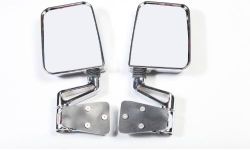 Rugged Ridge 11018.01 Chrome Dual Focal Point Mirror - Pair