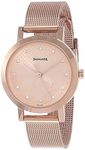 Sonata Linnea Rose Gold Dial Women Watch with Stainless Steel Strap-NR8174WM02