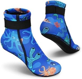 Summshall Kids Neoprene Socks 3mm Water Socks Keep Warm Sand Socks Anti-Slip Wetsuit Socks Water Sport Swimming Surfing